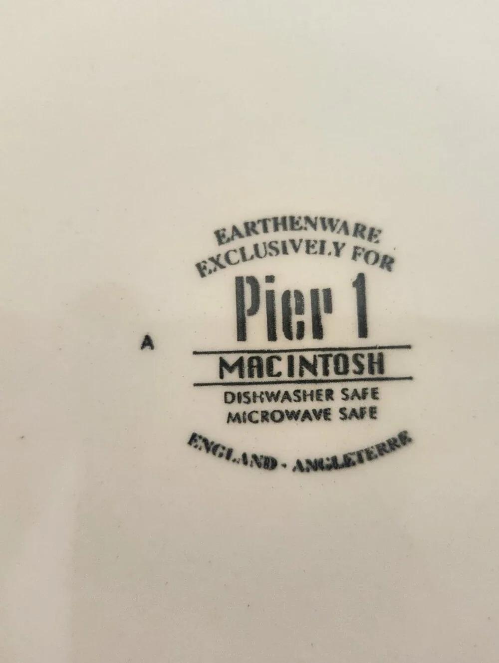 Pier 1 MacIntosh  Decorative Fruit Pattern 10